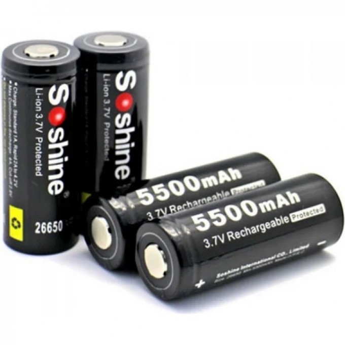 Аккумулятор SOSHINE IMR26650 5500 mAh, 3.7В 17281 Аккумулятор SOSHINE IMR26650 5500 mAh, 3.7В 17281