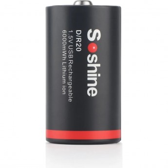 Аккумулятор SOSHINE USBD20 Li-ion 1.5V 6000mA