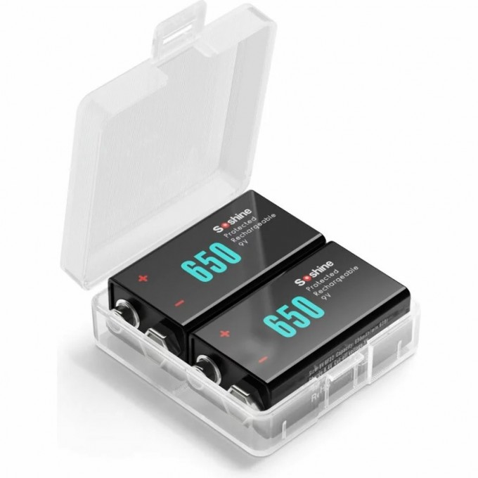 Бокс для батареек SOSHINE SBC-018 для 9V*2шт крона 15099 Бокс для батареек SOSHINE SBC-018 для 9V*2шт крона 15099