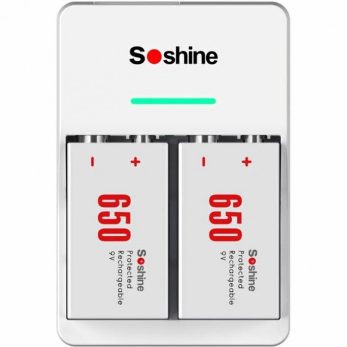 Зарядное устройство SOSHINE V1 9V/6F22 15785 Зарядное устройство SOSHINE V1 9V/6F22 15785